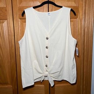 Old Navy tie crop top